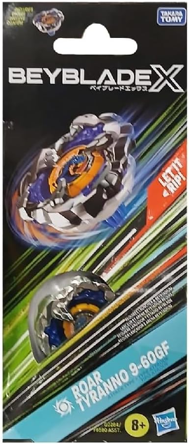 Hasbro Beyblade X Booster Pack Roar Tyranno 9-60GF Attack Type Spinning Top