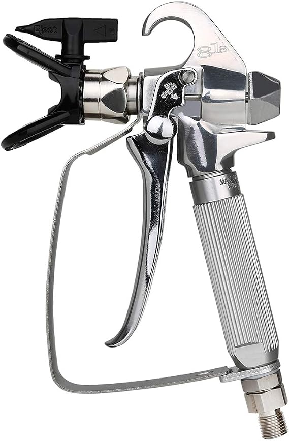 Ouya Airless Paint Spray Gun, 3000PSI High Pressure Airless Spray Gun with 517 tip Swivel Joint with Nozzle Guard
