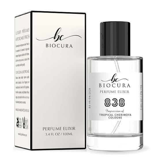 BC Perfume 838 Inspired by Jo M Tropical Cherimoya Cologne For Women & Men Fragrance Dupes Eau de Parfum Bottle 3.4 Fl Oz/100ml