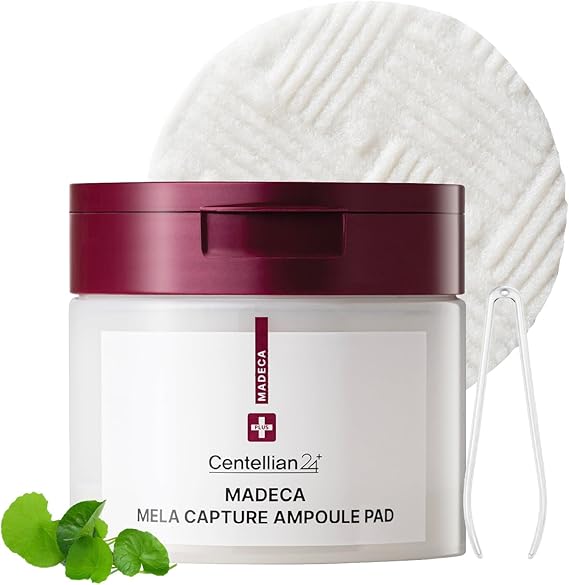 CENTELLIAN 24 Madeca Mela Capture Ampoule Pad, TECA Tone Care (60 Pads)