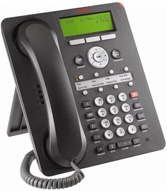 Avaya Red Avaya Red 700458532 Ip Phone 1608-i Blk