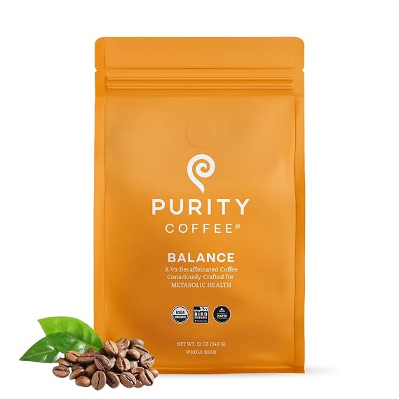 BALANCE 2/3 Decaf Medium Roast Whole Bean (12oz Bag)