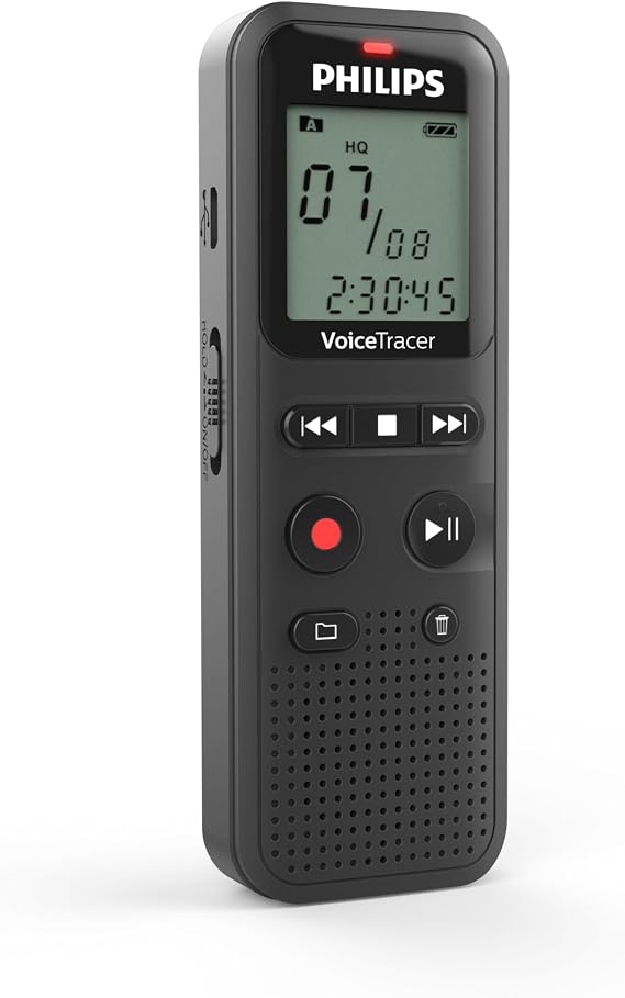 Philips DVT1160 VoiceTracer 8GB Portable Voice Recorder