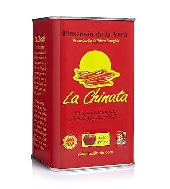 La Chinata. Sweet Smoked Paprika Powder. 750g 1.65lb tin.