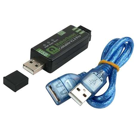 MKS CANable V2.0 Pro USB to CAN FD Adapter Kit, CAN Bus Analyzer with Case, Supports SocketCAN & Slcan for Linux, Robotics, 3D Printer &