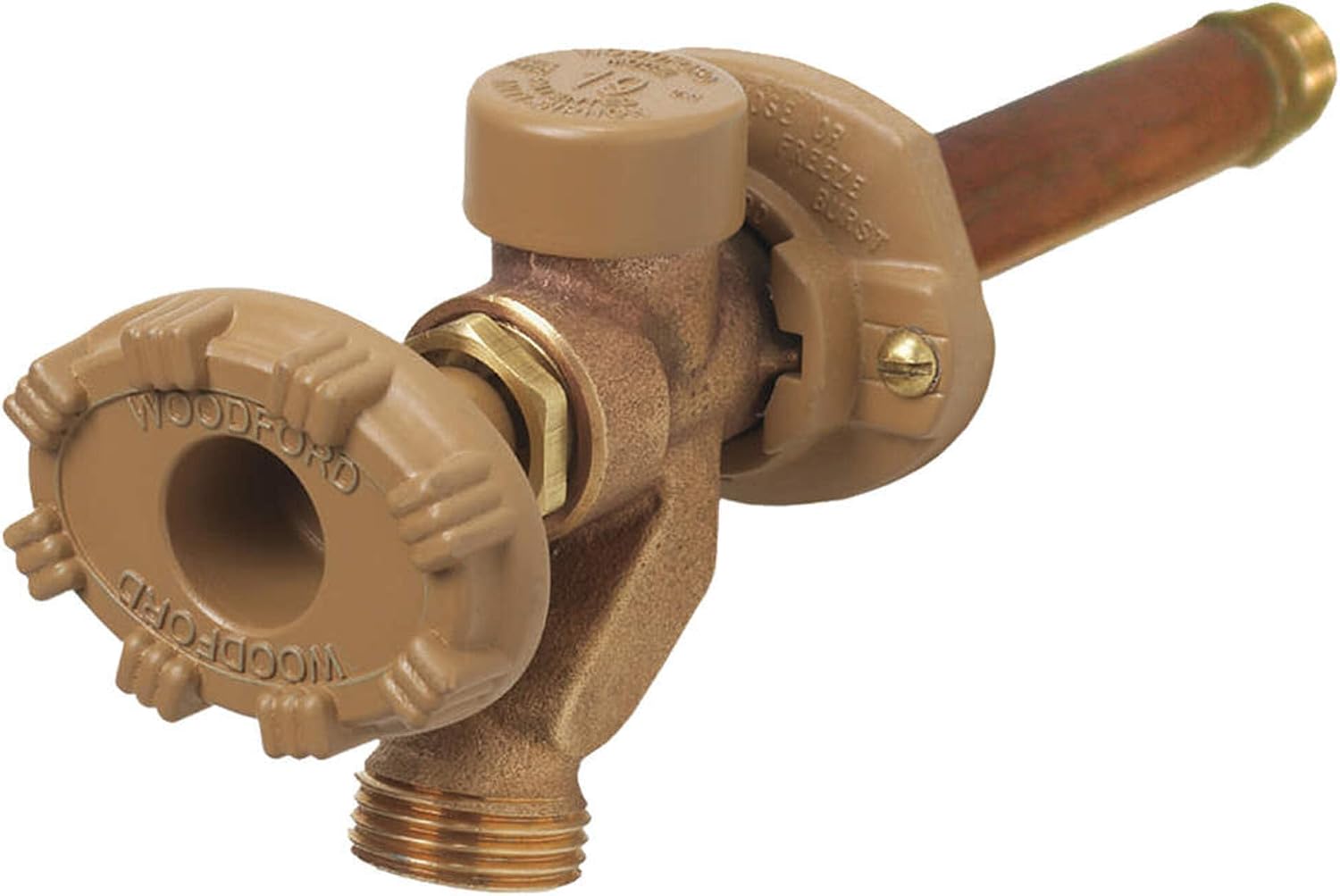 Woodford 19CP-10 Model 19 Wall Faucet, 10-Inch, CP Inlet