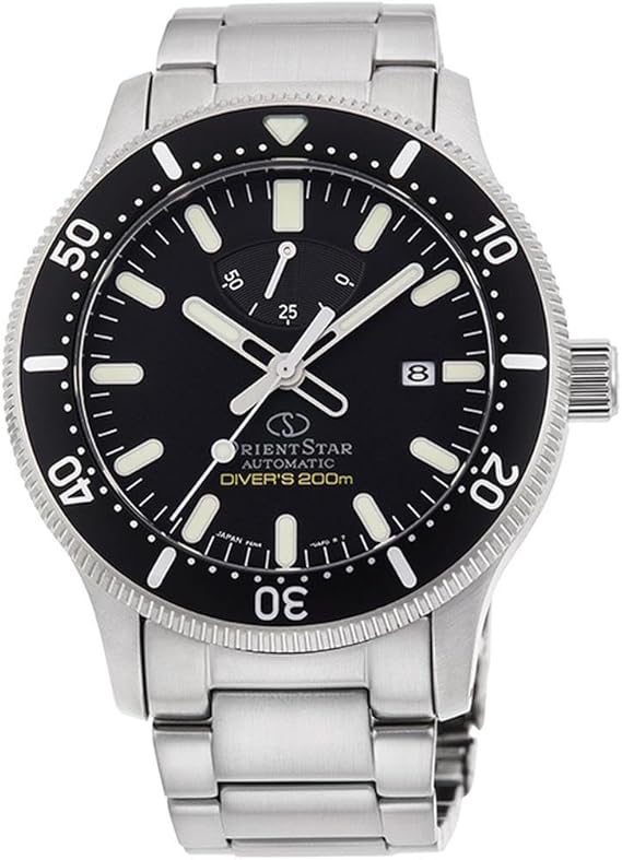Orient Star Sports Diver's 200m Black Dial with Sapphire Glass Watch RE-AU0301B