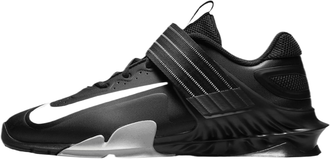 Nike Savaleos Weightlifting Shoes (CV5708-010, Black/Grey Fog/Laser Orange/White) Size 6.5