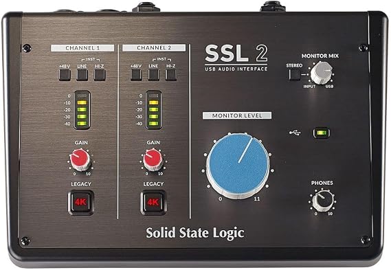 Solid State Logic SSL2 2-In/2-Out USB-C Audio Interface