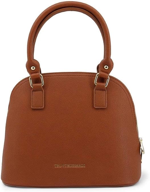 Tru Trussardi Damen Henkeltasche Satchel BOTTALATO Cuoio 76BTB05-66
