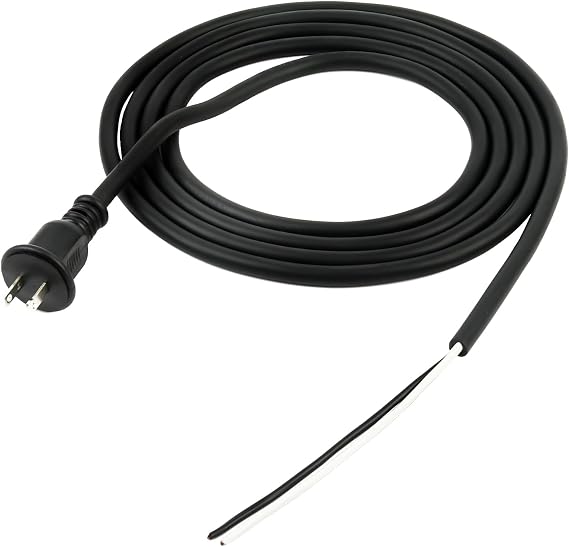 33007898 2 Wire 16 Gauge Power Cord for DEWALT Miter/Circular Saw | 10ft Long Replacement Cord Compatible with DW704 DW705 DW708 DW718 DW849 DW360 DW384 DWP849X