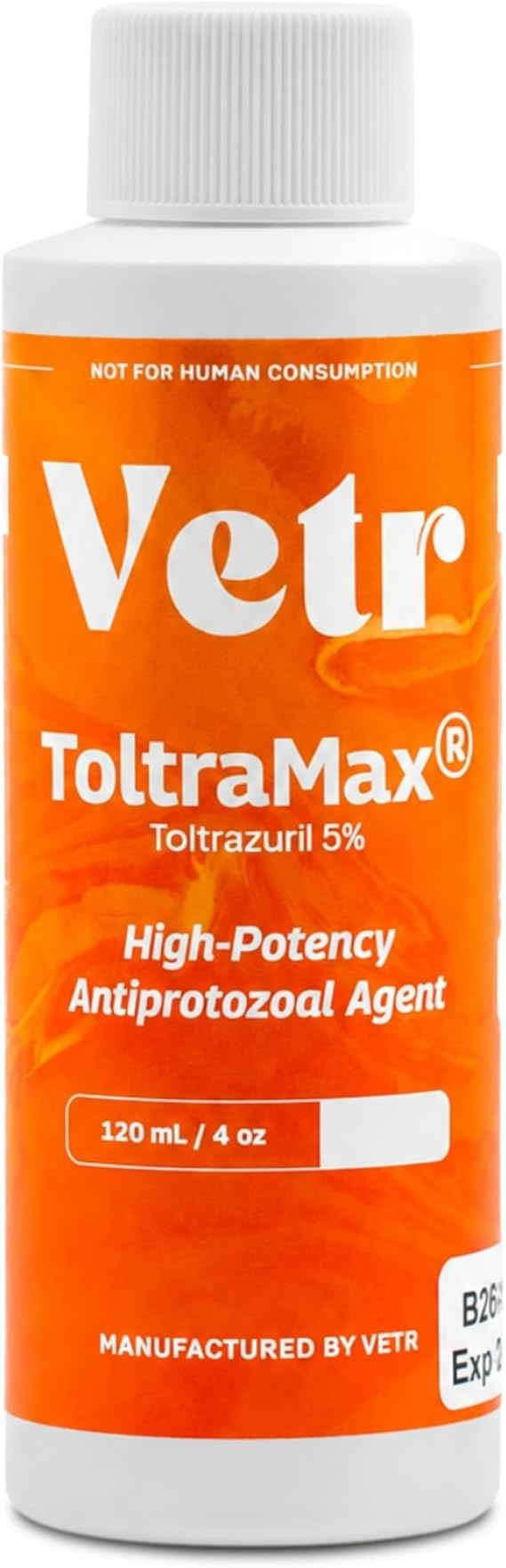 Toltrazuril 5.0% for Horses, Dogs, Cats, 120mL/4 Ounce, for Non-Food Chain Animals