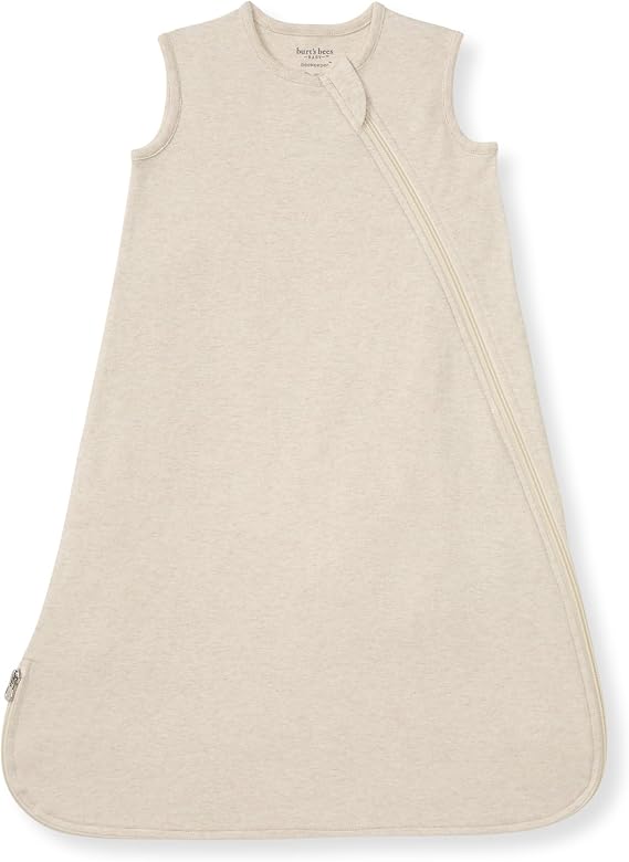 Burt's Bees Baby Unisex Newborn Essentials 100% Organic Cotton Beekeeper Wearable Blanket, Oatmeal, Medium