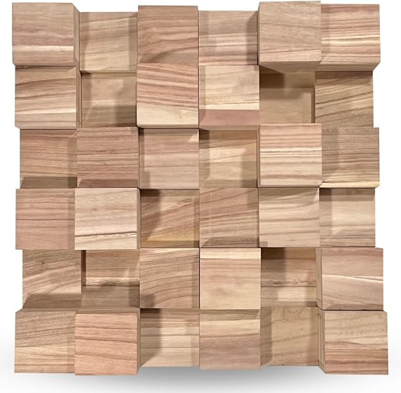 Acoustic Diffuser - Wood Acoustic Diffusion Panel - Wooden Sound Panels For Echo Reduction And Sound Control