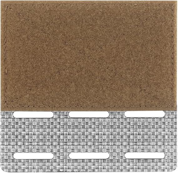 Tactical Drop Platform Adapter Panel Hook and Loop Fixation for Tactical Pouch (TAN)