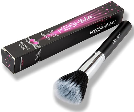 Keshima Stipple Brush - Premium Duo-Fiber Stippling Brush