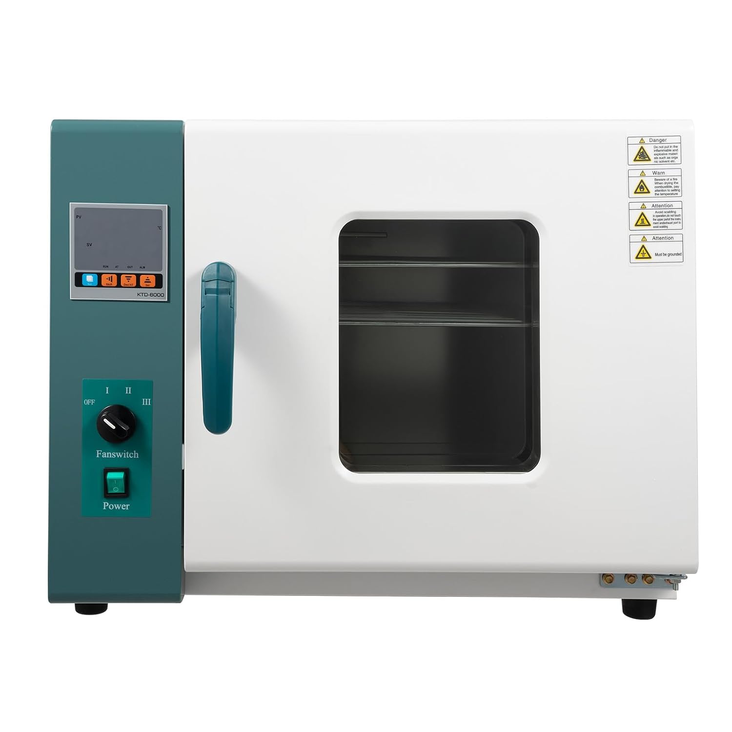 Lab Convection Oven, Industrial Digital Air Drying Oven Laboratory Use Convection Temperature Controlled Adjustable Electric Incubator Box for Research Institutes Industry Agriculture 1000W