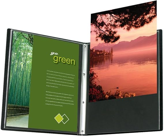 ProFolio by Itoya, Art Profolio Advantage, 24 Sheets Presentation Book - Landscape, 14 x 11 Inches