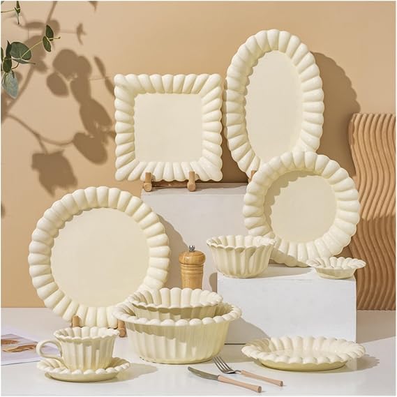 Tableware ceramic home rice bowl breakfast plate underglaze color