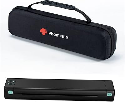 Phomemo Portable Printers Wireless for Travel with M08F Bag, Thermal Tattoo Stencil Printer for Office, Home, Business, M08F-Letter Bluetooth Compact Printer for 8.5 X 11 Size