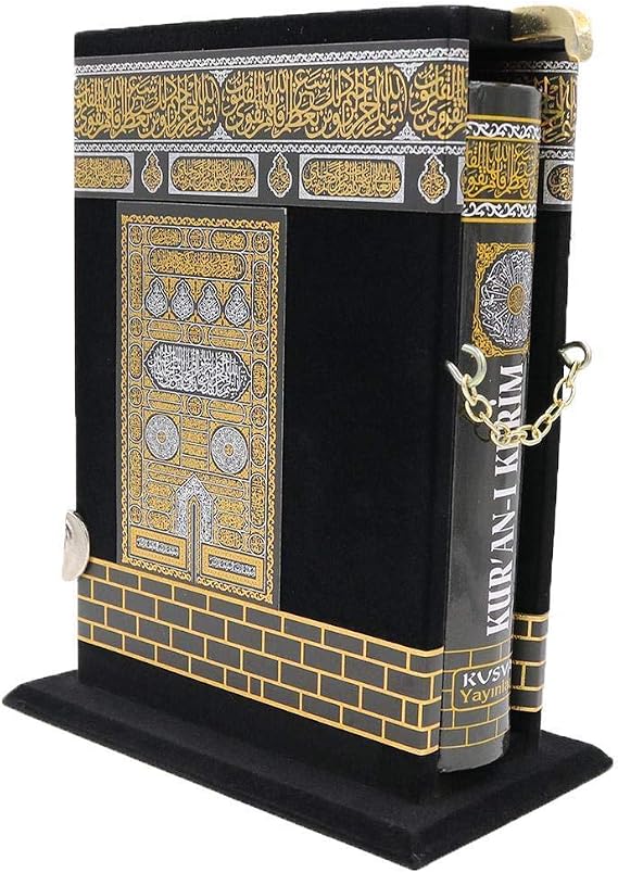 Modefa Islamic Turkish Holy Quran in Arabic with Keepsake Kaba Case (Small)