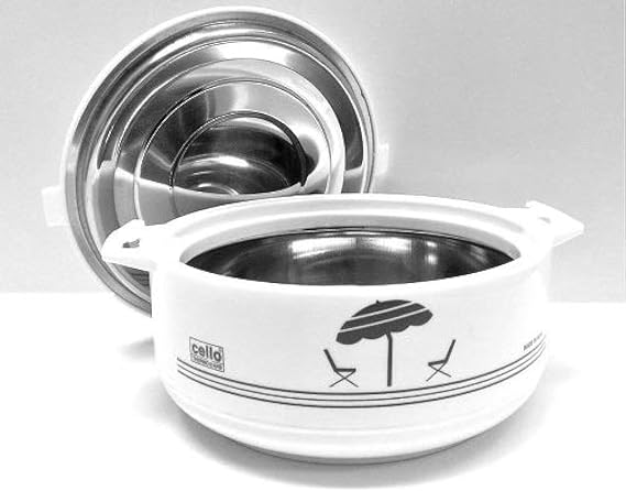 Cello Chef Deluxe Hot-Pot Insulated Casserole, 13.5-Liter (White)