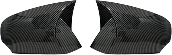 Car Wing Mirror Covers Cap, for Fluance 2010-2016 Mirror Cover Piano Black Tuning Auto Sport (Bright Black)