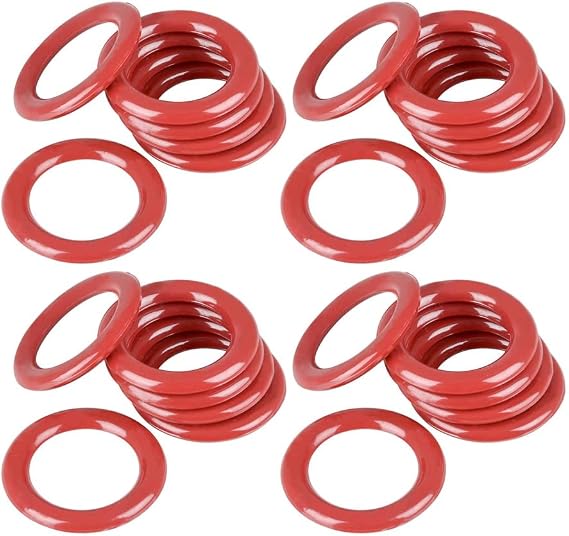 Gamie Plastic Carnival Rings - 24 Pack of 2.5 Inch Rings for Ring Toss | 2.5-3 inch BPA-free figures. Great candy-free Halloween treats, party favors and toddler gifts.