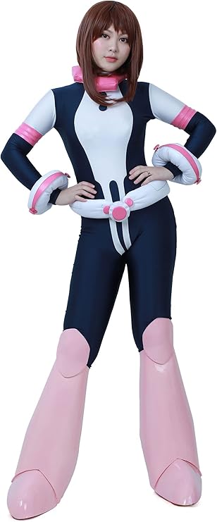miccostumes Women's Anime Hero Cosplay Suit Costume with Waist Piece and Neckwear