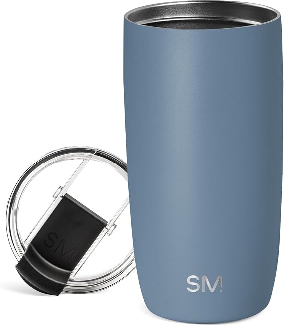 Simple Modern Travel Coffee Mug with Lid | 16oz | Blue