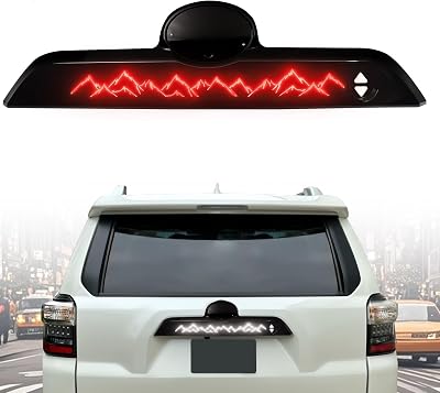 LED Rear Trunk Tail lights For Toyota 4Runner 2010-2023 Rear License Brake Stop Light Lamp Assembly,Play&Plug Triangle Button Type