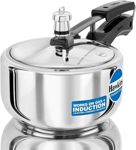 Hawkins B25 Pressure cooker 2 Litre Silver
