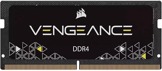 CORSAIR Vengeance SODIMM DDR4 RAM 16GB (1x16GB) Up to 3200MHz CL22-22-22-53 1.2V Intel AMD Laptop Notebook Memory - Black (CMSX16GX4M1A3200C22)
