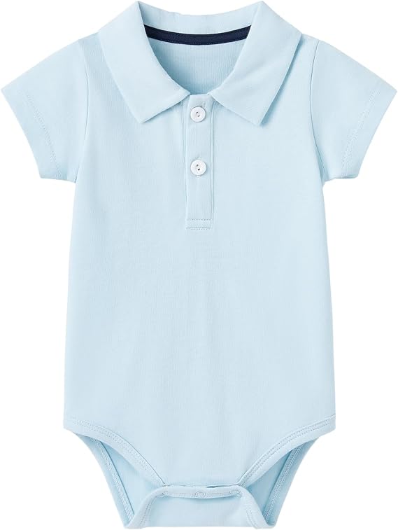 pureborn Baby Girls Boys Bodysuit Super Soft Cotton Romper 0-24 Months