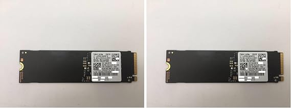 Refurbished Generic 256GB PM991a M.2 PCIe NVMe SSD 2280 Solid State 3100MB/s Replacement MZVLQ256 NeoSmirra SSD: 256GB x2