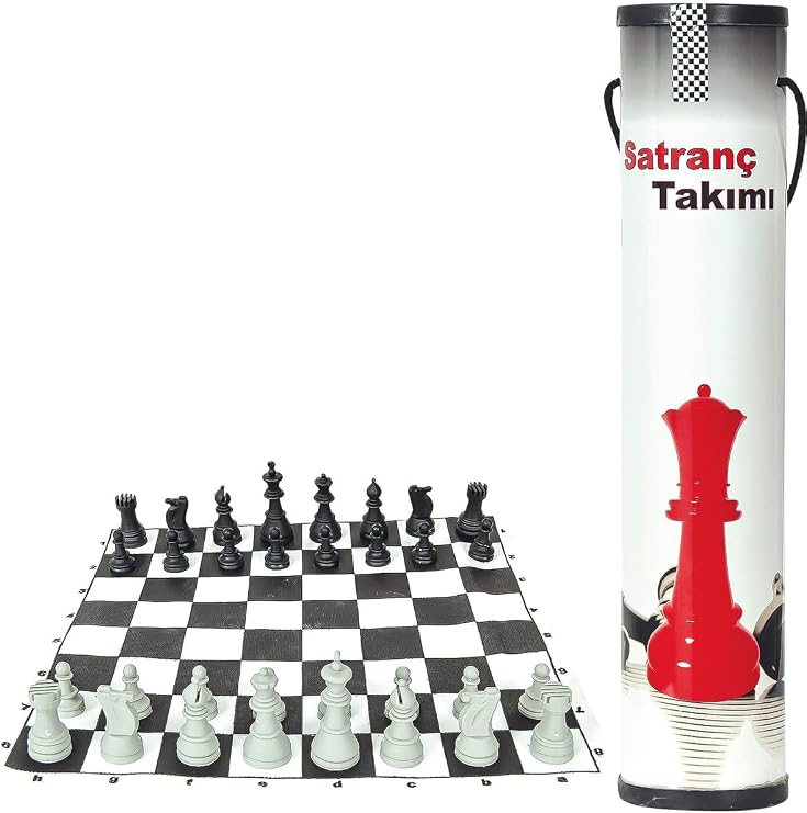 Ucuz Karton Rulo Pratik Kullanışlı Satranç Takımı