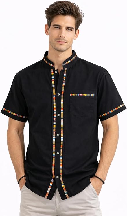Traditional Mexican Guayabera Toluca Shirt for Men, Men's Shirts for Summer, Casual, Cultural & Wedding