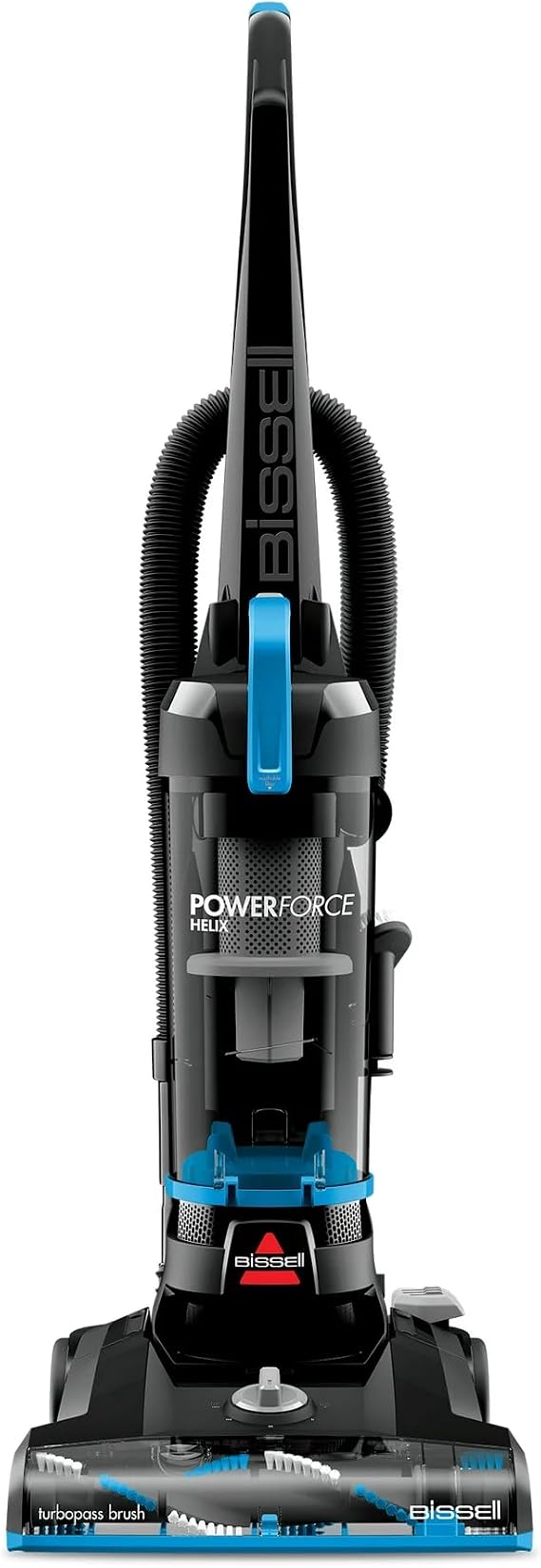 Bissell PowerForce Helix Bagless Upright Vacuum 3313, PET Friendly Carpet Cleaner, Lightweight, Powerful Suction, Easy Empty Dirt Tank, Washable Filter, Multi-Surface Cleaning, Home & Office Use