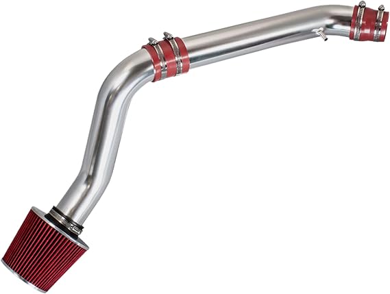RSG Cold Air Intake Kit with RED Filter Compatible For Honda 92-95 Civic/93-97 Del Sol 1.5L/1.6L