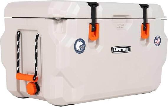 Lifetime 65 Quart Hard Cooler, High Performance Ice Chest