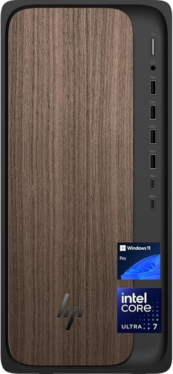 HP 2025 OmniDesk Business Next Gen AI PC Desktop, Intel Core Ultra 7 265, 400 W Power Supply,32GB DDR5 RAM, 2TB SSD, USB-C, Wi-Fi 6,Bluetooth 5.4,Wired KB & Mouse, Windows 11 pro