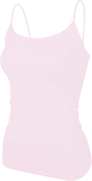Kurve Women's Cami Tank Top - Sleeveless Stretch Seamless Camisole Basic Layer UV Protective Fabric UPF 50+ Made in USA