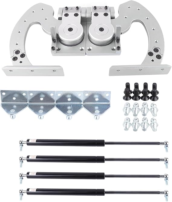 Universal Lambo Door Kit Bolt On Vertical Doors Hinge Kit, Fit for Audi Dodge Ford Honda Toyota Nissan Chevrolet Most Car 90 Degree Vertical Lambo Door Conversion Kit