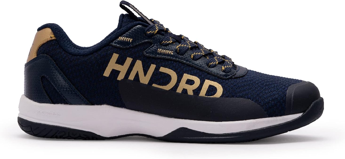 Hundred Xoom Pro non-marking professional badminton shoes for men material: mesh TPU and leather sole: rubber suitable for badminton/tennis/basketball