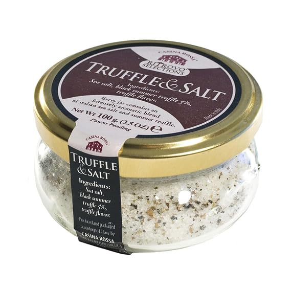 Casina Rossa Truffle & Salt, 3.5 oz (100g), 5% Italian Black Truffle