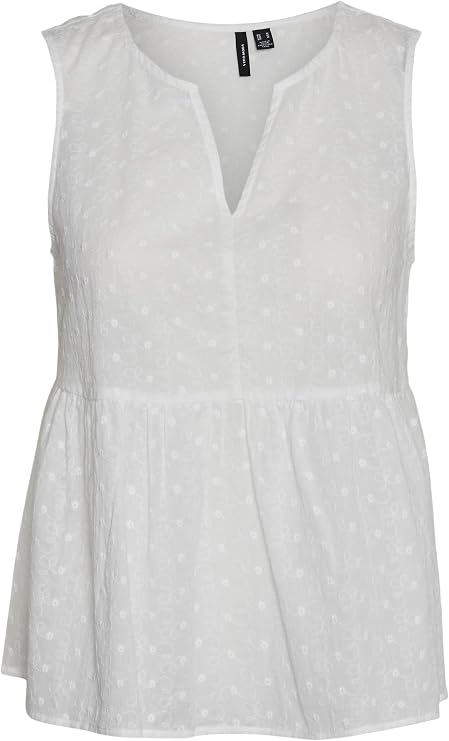 VERO MODA VMKATTY SL TOP WVN Tişört Kadın