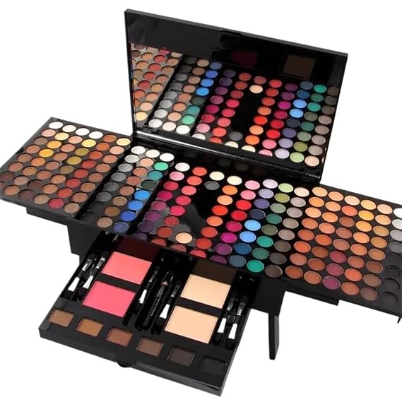 180 Color Makeup Palette Eye Shadow Powder Lipstick Set Glow