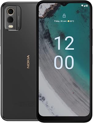 Nokia C32 | Android 13 | 3-Day Battery | 50MP Dual Camera | 4128GB | 6.5-Inch Screen | Unlocked GSM Smartphone | Not Compatible with Verizon or AT&T | Charcoal