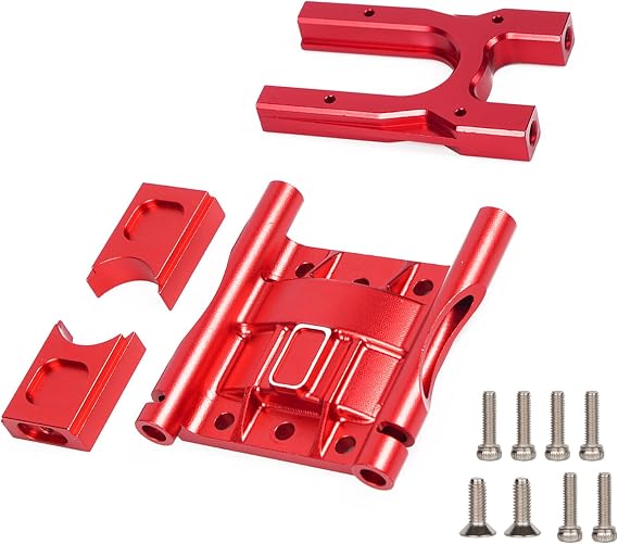 Center Diff Mount Upgrades Parts For ARRMA 1/8 Kraton/Notorious/Outcast/Talion/Typhon 1/7 Mojave/Felony/Infraction/Fireteam 6S BLX Aluminum Differential Cover Mount Replaces RC Car ARA320499