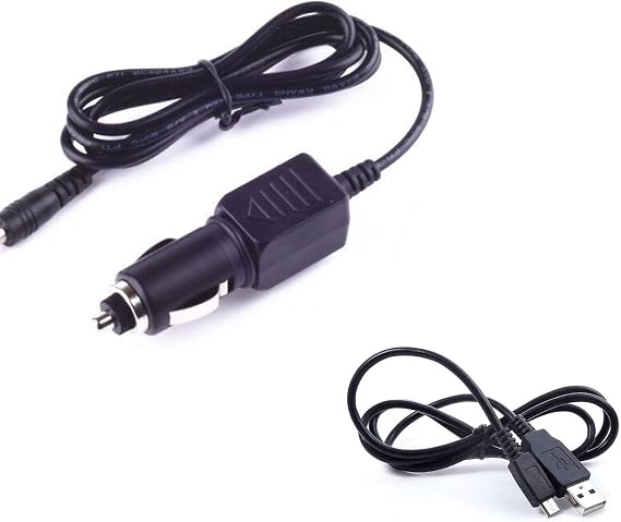 Car Charger AC Power Adapter + USB Cable Cord Compatible with Zeki TBQC 1063B 10.1 INCH HSN
